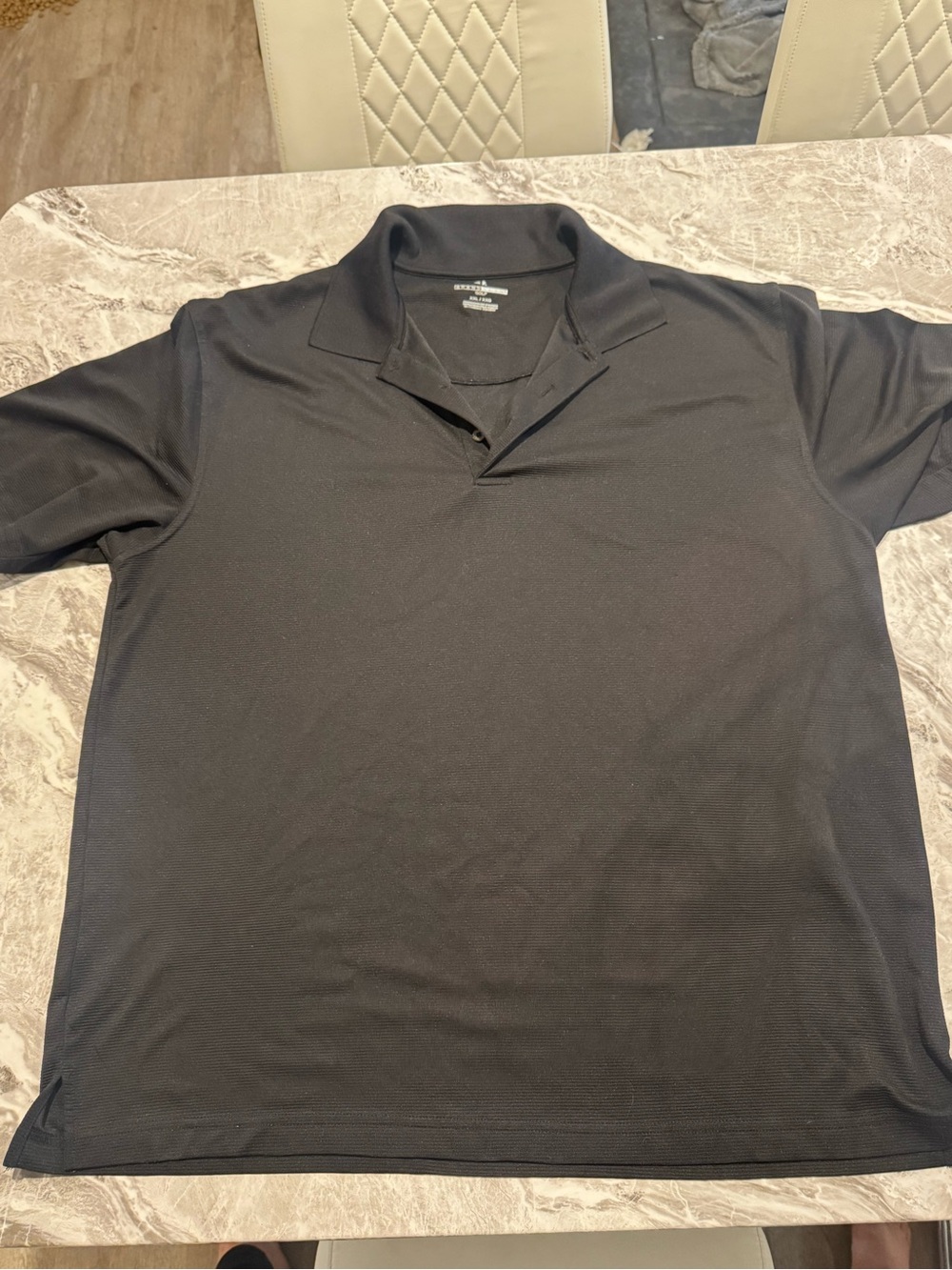 Grand Slam Black Men's Polo Shirt - Short Sleeve